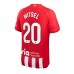 Günstige Atletico Madrid Axel Witsel #20 Heim Fussballtrikot 2023-24 Kurzarm